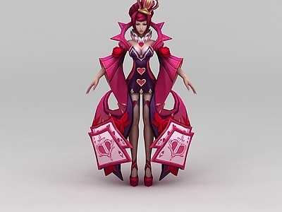 现代虚拟人物 王者荣耀游戏人物女人女王