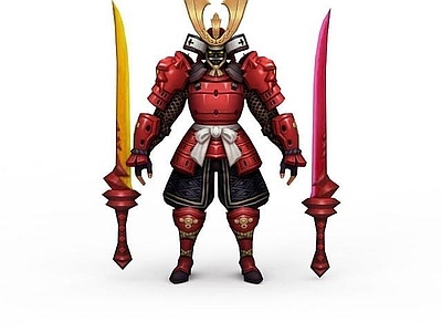 现代虚拟人物 王者荣耀游戏人物铠甲战士