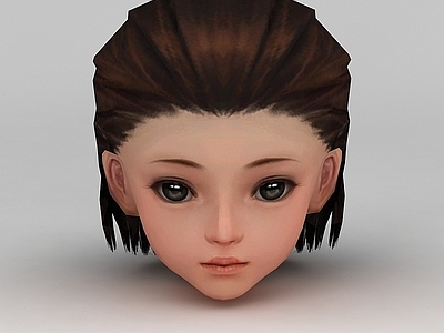 现代摆件组合 剑网三女孩发饰发型