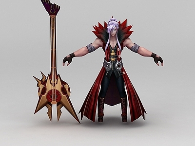 现代虚拟人物 王者荣耀男子角色