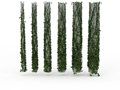 现代户外椅 藤蔓绿植