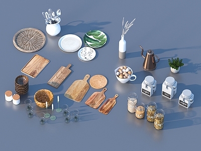 厨房用品组合 餐具 厨房用品