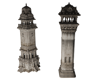中古艺术风格建筑 印度玛雅神庙 瞭望塔 庙宇建筑 古建筑遗址 欧式建筑