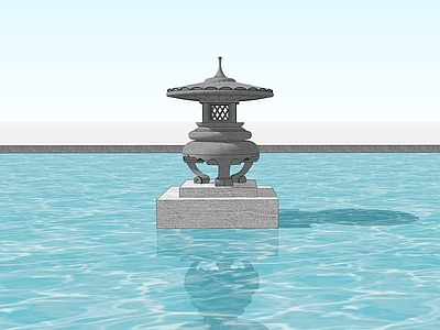 现代中式景观灯 中式雕塑小品 景观小品 中式石灯灯笼 中式景观灯