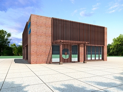 现代驿站 红砖驿站 生态农场 文创产业基地 乡村振兴馆 展览馆建筑