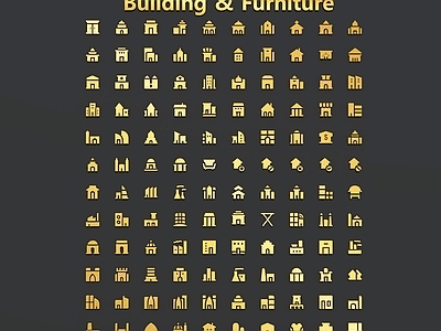 新中式中式挂件 建筑图标 家具图标 家具ICON 建筑ICON