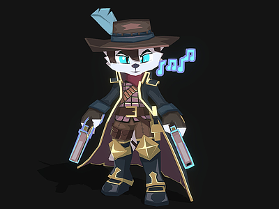 虚拟人物 卡通战士 神枪男孩 复仇少年 卡通刺客 卡通男孩