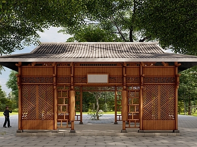 新中式中式其他景观小建筑 木阁楼