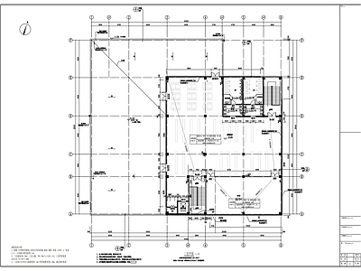 现代学校建筑 阅览室 施工图