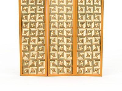 现代简约屏风