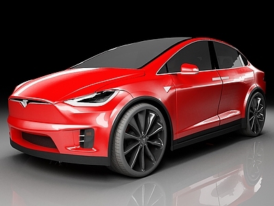 汽车 特斯拉 modelx SUV