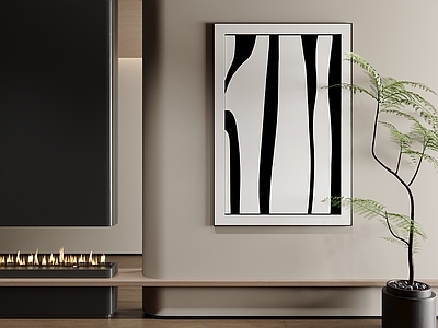 现代极简挂画 客厅挂画 办公室挂画 书房挂画 茶室挂画 黑白挂画