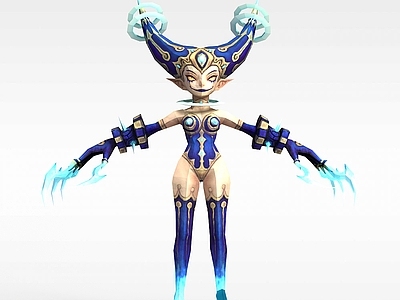 现代虚拟人物 龙子谷动漫游戏角色