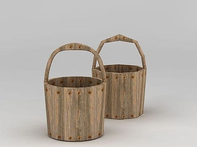 现代其他厨卫 复古木桶