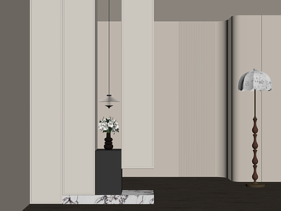 法式复古玄关柜 法式复古风玄关柜 入户鞋柜 隔断柜