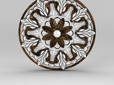 现代摆件组合 欧式雕花装饰品