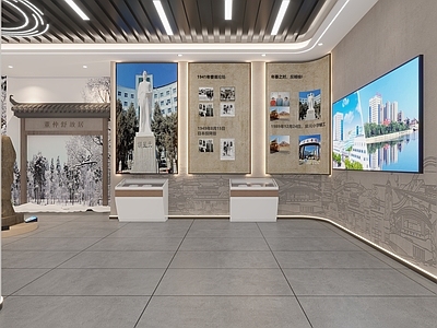 现代其他展厅 教育展厅 医院展厅