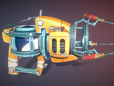 军事器材 重力枪 科幻飞行器 卡通飞行器 高科技组件 科幻物品