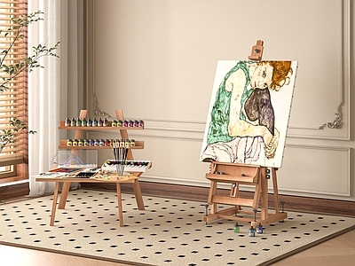 画具 画架 颜料