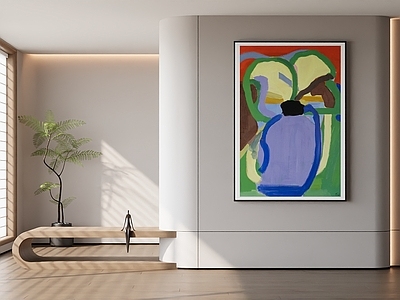 现代极简挂画 客厅挂画 办公室挂画 女孩房挂画 书房挂画 包豪斯挂画