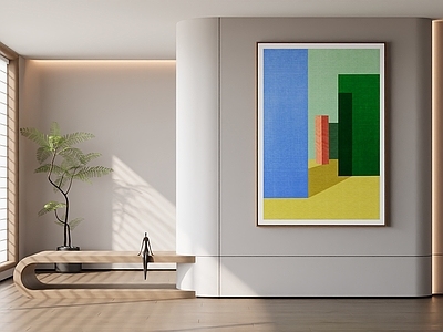 现代极简挂画 客厅挂画 玄关挂画 办公室挂画 女孩房挂画 包豪斯挂画