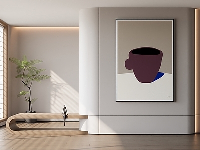 现代极简挂画 办公室挂画 茶室挂画 餐厅挂画 奶油挂画 北欧挂画
