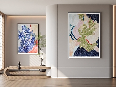 奶油北欧挂画 女孩房挂画 书房挂画 客厅挂画 办公室挂画 茶室挂画