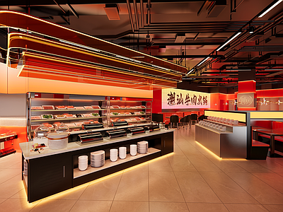 现代火锅店 现代牛肉火锅店
