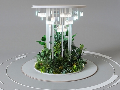 现代其他景观小品 现代植物景观造景