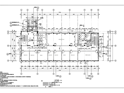 现代学校建筑 行政楼建筑图 施工图
