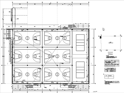 现代学校建筑 立体球场建筑图 施工图