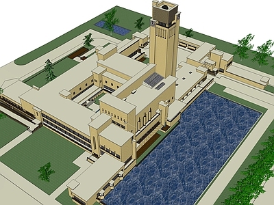 北欧学校建筑 教学楼学校