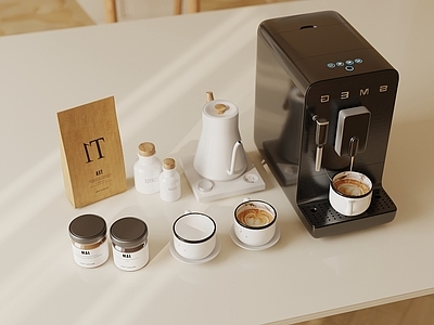 咖啡机 咖啡杯 咖啡豆