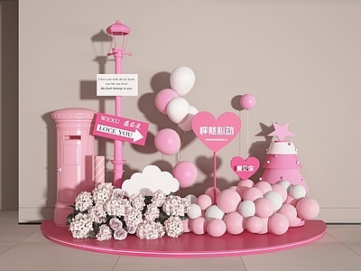 现代橱窗 美陈 橱窗 活动美陈 节日美陈 打卡区