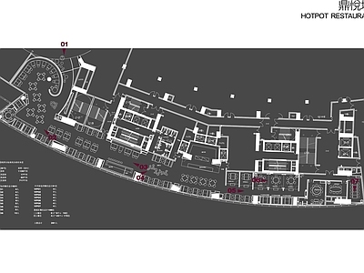 复古其他餐饮空间 餐厅全套图 施工图