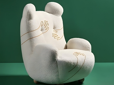 现代休闲椅 艺术中古极简沙发