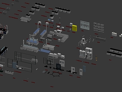 现代实验室 实验室仪器 仪器设备 实验设备 通风柜 实验台