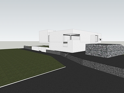 现代展览馆建筑 艺术展览馆