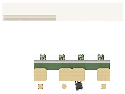 现代茶水间 办公茶水间 办公组合 办公家具