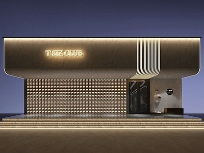 现代门头 酒店门头
