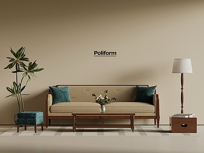 美式茶几 美式沙发茶几组合