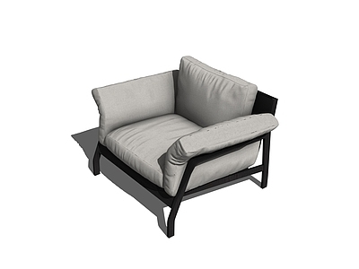 现代轻奢休闲椅 armchair 木休闲椅