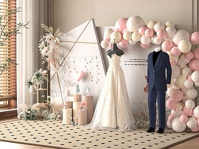 现代婚纱摄影 婚礼美陈