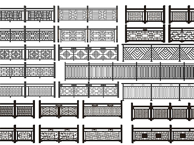 现代围栏护栏 创意栏杆 围栏 护栏 铁艺围栏 铁艺门