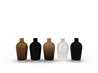 现代酒瓶陈设品