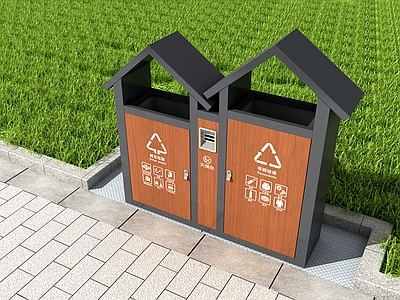 公用器材 垃圾桶 垃圾箱 垃圾分类 垃圾回收