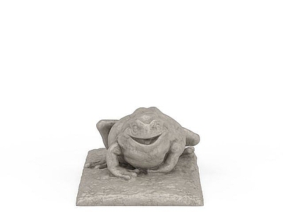 现代蟾蜍装饰品
