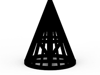 现代圆锥状装饰品