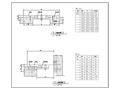 建筑综合节点 内墙变形缝 施工图