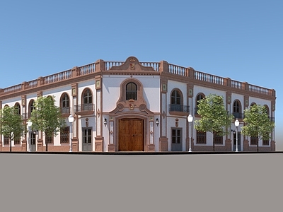 欧式古建筑 市政厅